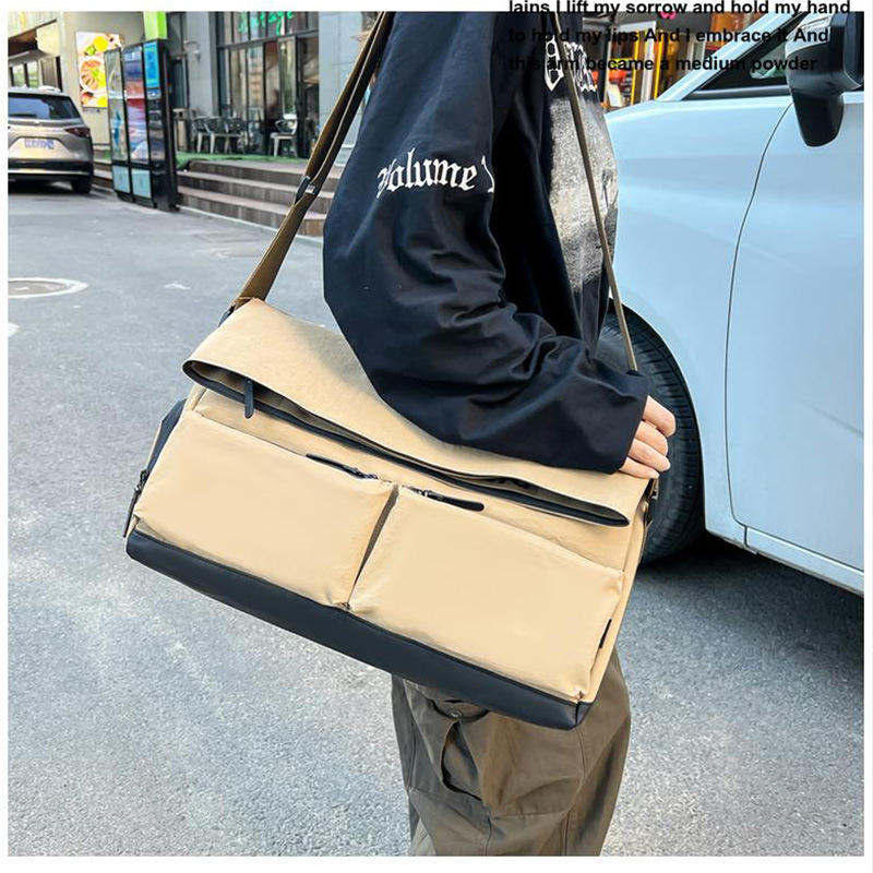 ผ้าไนลอน 1118 สีกากี (46x36x22ซม.)