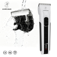 Accessoires pour tondeuse à poils pour animaux SiMAiSHEN-D10-D, tondeuse à poils pour chien sans fil professionnelle, lame incurvée en acier inoxydable, recharge USB