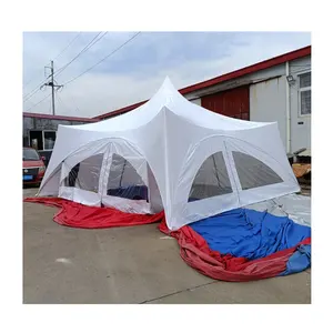 Kích thước tùy chỉnh ngoài trời PVC Vinyl bạt 6m x 6m marquee Capri Lều để bán