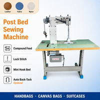 Machine à coudre industrielle 8365 personnalisée à point de boutonnière, avec bouche miniature, petit navetteur, support haut et alimentation composite