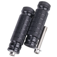 Repose-pieds universels pour moto 8 mm, 1 paire, en aluminium CNC, repose-pieds arrière antidérapants pour moto, pédales