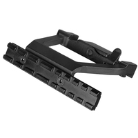 Support de lunette à 5 fentes en alliage d'aluminium à dégagement rapide, fixation latérale pour la chasse, le tir tactique et les accessoires optiques