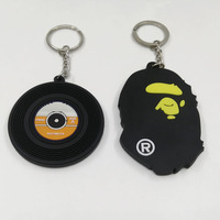 Produsen OEM Gantungan Kunci Custom Logo PVC 2D 3D Lembut, Gantungan Kunci Karet PVC Anime Lucu