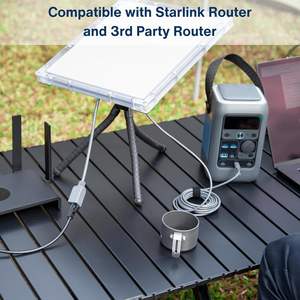 Starlink estándar/Gen 3 Mini 24AWG CAT5E 1000Mbps adaptador Ethernet Fácil instalación nuevo resistente al calor frío 1000Mbps datos - Product Image 4