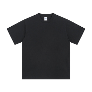 เสื้อยืดคอกลมสีพื้นเรียบง่ายสำหรับผู้ชาย ทรงปกติ ใส่สบาย แขนสั้น ผ้าฝ้ายเจอร์ซีย์ 100% - Product Image 2