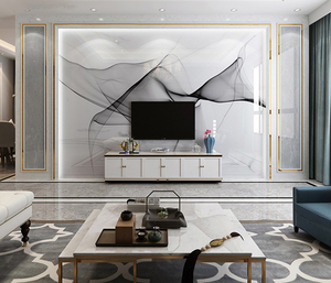 Panneau mural de télévision de luxe, superbe, modè<span class=keywords><strong>les</strong></span> d'unité murale, en pierre gravée, 1 pièce - Product Image 3