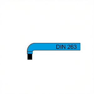 ตัวหนีบยึดท่อแบบเชื่อมฟอร์ม Fervi สำหรับช่องภายใน DIN 263 - Product Image 2