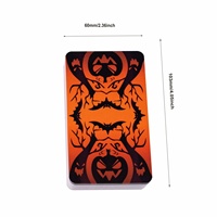 Jeu de tarot personnalisé mignon pour Halloween, style Europe-Amérique, avec lanternes citrouilles fantaisie, boîte couleur améliorée