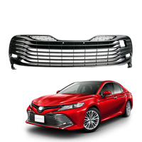 Grille inférieure de pare-chocs avant de haute qualité pour Toyota Camry 2018-2023, pièces de rechange de luxe, noir brillant argenté