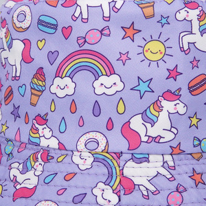 Verano al aire libre gorra de sol patrón <span class=keywords><strong>Rosa</strong></span> gorra de doble cara sombreros de <span class=keywords><strong>pescador</strong></span> niñas niños dibujos animados unicornio impresión niños sombrero de cubo - Product Image 6