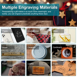 Mini Grabador Láser de Mesa <span class=keywords><strong>K6</strong></span> de 3W de Alta Precisión con Carga Automatizada para Uso Doméstico, Tallado de Madera, Plástico, Papel, Cristal, MDF, Cuero - Product Image 4