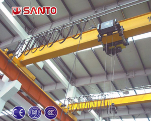 5 tấn 10 tấn hội thảo trên không cần cẩu trên đầu đường sắt bài hát hàng đầu chạy 6 hướng chuyển động cầu cẩu để bán - Product Image 4