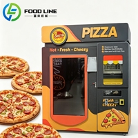 Distributeur automatique de pizzas pour stades et extérieur, qualité professionnelle