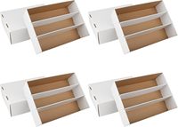 Faltbare Agentur-Kartonverpackung mit 3 Reihen Versandschutz für Sammelkarten-Aufbewahrungsbox aus Karton mit Deckeln