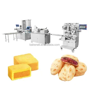 BNT-208 Automatic Embossing Cookie Machine And Cookie Encrusting Machine And Pineapple Cake Machine Production Line