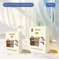 Sac fourre-tout en papier kraft personnalisé avec logo imprimé, sac d'emballage pour café, lait, thé à emporter, restauration, sac cadeau de vacances