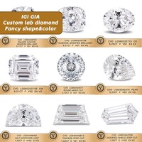 Diamante Cultivado en Laboratorio con Certificado IGI, Corte Excelente, Color E, 0.3-5ct, CVD HPHT VVS VS, Forma Redonda, Diamante Suelto