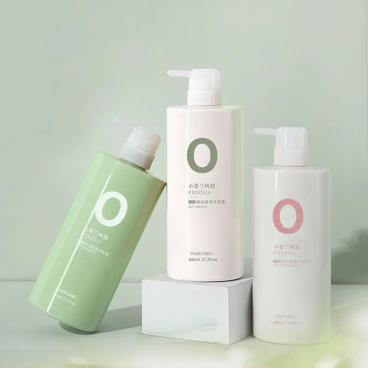 Shampooing de marque privée avec personnalisation de logo Produits de soins capillaires végétaliens et sans sulfate pour la réparation de cheveux naturels et abîmés