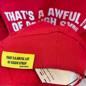 Trending THAT'S a AWFUL LOT of COUPH SYRUP Hot Designer <b>Alphabet</b> <b>Printed</b> Top Quality 100% Cotton Hoodie Sweatshirt for Men - Product Image 4