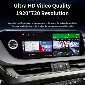 เครื่องเล่นวิดีโอมัลติมีเดียติดรถยนต์ GPS ขนาด256GB สำหรับ ES350 ES200 Lexus Ees ES300H 2018-2022 CarPlay แอนดรอยด์13 QLED - Product Image 3