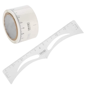 Règle de microblading permanente de maquillage, pochoirs autocollants de mesure de <span class=keywords><strong>sourcils</strong></span>, vente en gros OEM - Product Image 5