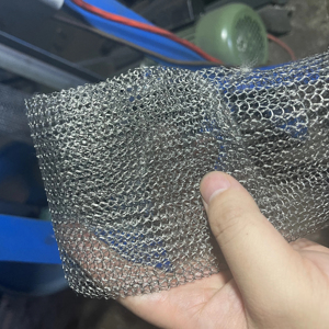 Machine à tricoter circulaire pour le <span class=keywords><strong>filet</strong></span> tubulaire de maille de manchon d'acier inoxydable de fil de cuivre - Product Image 3