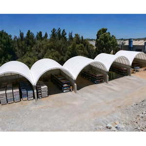 20FT 40FT Dome Container Shelter <b>Tent</b> Shed PVC Waterproof Shipping Container Sunshade <b>Canopy</b> - Product Image 6