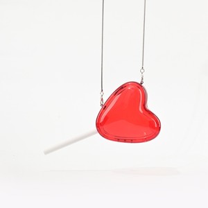 <span class=keywords><strong>Sac</strong></span> <span class=keywords><strong>à</strong></span> <span class=keywords><strong>main</strong></span> bandoulière transparent en acrylique en forme de cœur rouge pour femme, idéal pour les soirées, les bals de promo et comme cadeau de Saint-Valentin - Product Image 4