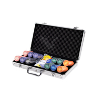 YH 300 pièces 500 pièces jetons de Poker de Casino nouveau Design jeu de puces en céramique dans un boîtier en aluminium