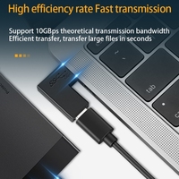 Usine OEM USB 3.1 Type C Adaptateur Femelle vers USB C Mâle Convertisseur 10Gbps 5A 30V Chargeur Data Extender Connecteur pour Téléphone Portable
