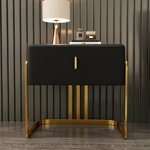 ATUNUS table de chevet de luxe moderne à un tiroir, commode nordique, table de chevet pour chambre à coucher - Product Image 1