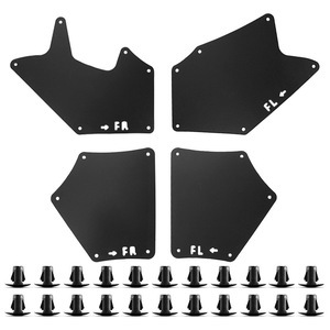 Guardabarros de Plástico para Tundra, Revestimientos de Guardabarros Negros 2008-2021 para Mejora y Reequipamiento - Product Image 3