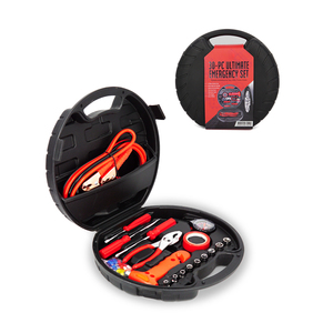 Kit de réparation et de sauvetage universel, ensemble d'outils, personnalisé, pour <span class=keywords><strong>urgence</strong></span> automobile, avec câbles Jumper, 30 pièces - Product Image 1