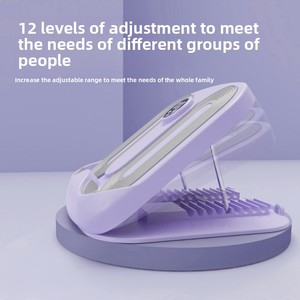 Plaque d'étirement pliable et réglable pour massage des muscles du corps et des mollets, équipement de fitness domestique - Product Image 4