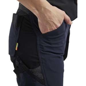 BLAKLADER - 718316458699C32 Craftsman shorts 4 vías stretch Mujer Dark Navy/Black-EAN 7330509875919 WORK PANTALONES WORK SHORTS - Product Image 4