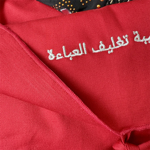 Custom Logo <b>Red</b> Cotton Twill Envelope Pouch <b>Ribbon</b> Tie Closure Cotton Dust Bag for Clothes Handbag Gift Packing Flap Sealing - Product Image 4