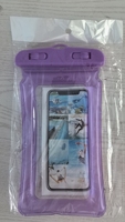 Sac étanche personnalisé en gros avec écran tactile IPX8 en PVC transparent, motif dessin animé pour la natation et la pêche en extérieur
