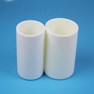 ถ้วยหลอมเซรามิกอะลูมินาทรงกระบอก 60x100 มม. 200 มล. หลอดทนไฟสำหรับห้องปฏิบัติการ - Product Image 1