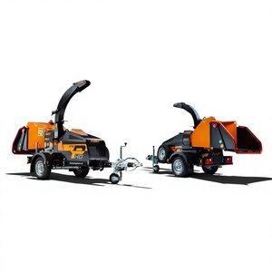 Livraison gratuite FORSTT ST6 750P Broyeur de bois à alimentation hydraulique, équipement mobile de broyage de branches forestières - Product Image 1