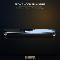 Untuk Chevrolet LOVA 2007-2009 Trim Strip Kap Mesin 9035437 ABS Pengganti Langsung