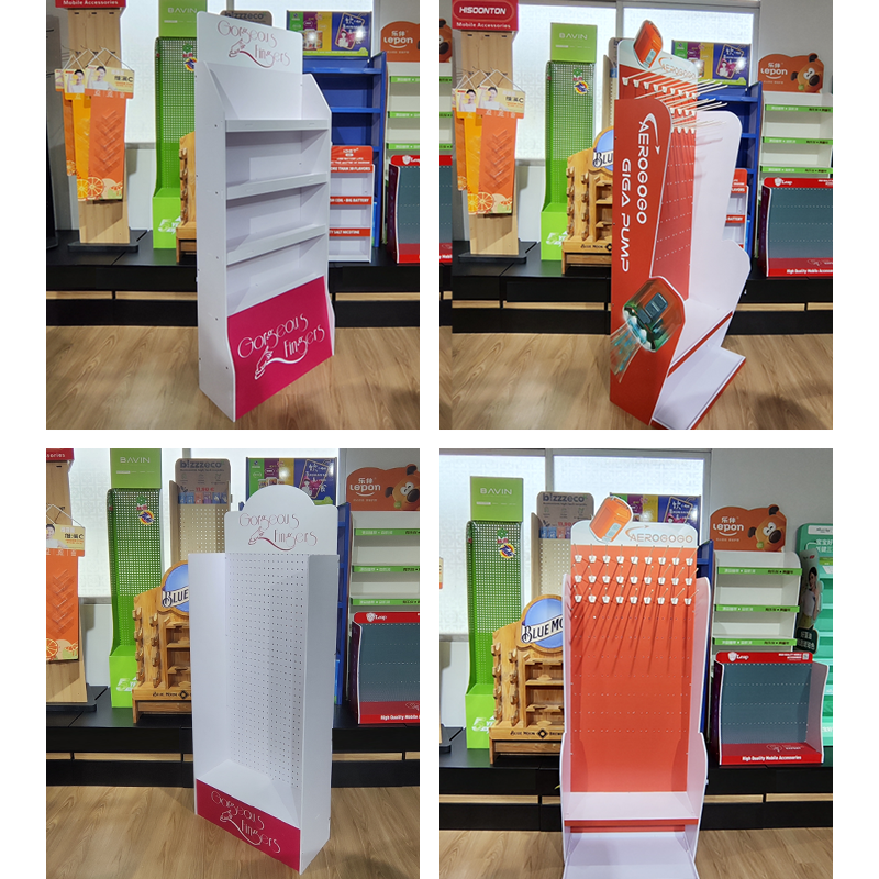 Apache Plastic Customized PVC Foam Board Display Stand Forex Floor Display Rack for Phone Accessories in Retail Store — view 6