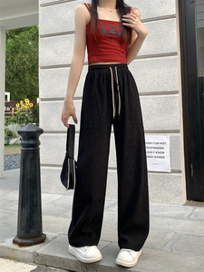 Vente directe d'usine de pantalons larges pour femmes, pantalons décontractés <span class=keywords><strong>en</strong></span> velours côtelé, pantalons à cordon avec visage souriant - Product Image 2