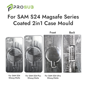 Prosub pour <span class=keywords><strong>Samsung</strong></span> pour Galaxy S24 5G Étui magnétique en TPUPC noir givré avec protection d'écran Téléphone portable dans un sac OPP - Product Image 3