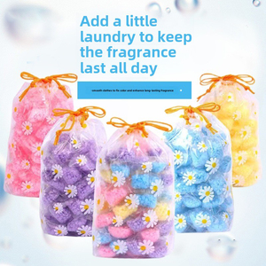 Perlas Aromatizantes para Ropa de Larga Duración, Bolas de Fragancia Sólida para Detergente de Lavandería, Uso Doméstico Desechable - Product Image 4