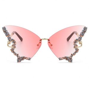 Creative Luxury Rhinestone Sunglasses Fashionable butterfly Shape Colorful Sunglasses Suitable for Party Decoration Glasses Gift - Product Image 6