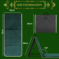 Poche pas cher prix musulman sac pliant imperméable voyage coussin moderne genou tapis de prière pour les enfants