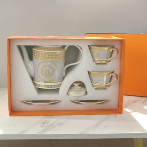 Juego de café de cerámica para decoración del hogar de lujo nórdico más vendido, té de la tarde - Product Image 3