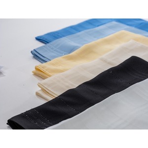 Miss Color Premium Turkish Chiffon <b>Square</b> <b>Scarf</b> 120x120 Cm Casual Bordered Design Lurex Detail Breathable Lightweight Soft Touch - Product Image 4