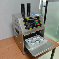 Machine de scellage manuelle KCUP, 6 trous, scellage en une seule fois, machine de scellage à chaud