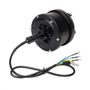 มอเตอร์ฮับแบบมีเกียร์ไร้แปรงถ่าน แรงบิดสูง ความเร็วต่ำ 3-6 กม./ชม. พร้อมเซ็นเซอร์ฮอลล์ สำหรับรถเอทีวี รถกอล์ฟ และหุ่นยนต์ - Product Image 5